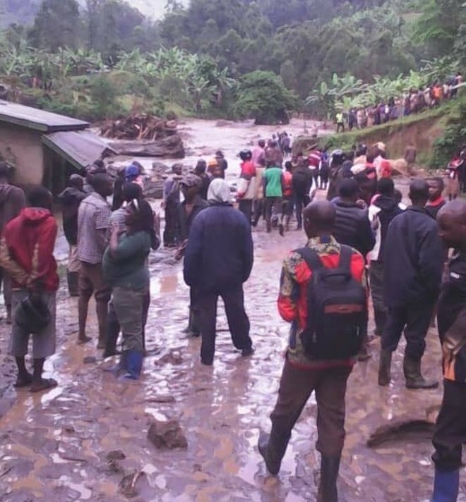 mudslide devastation