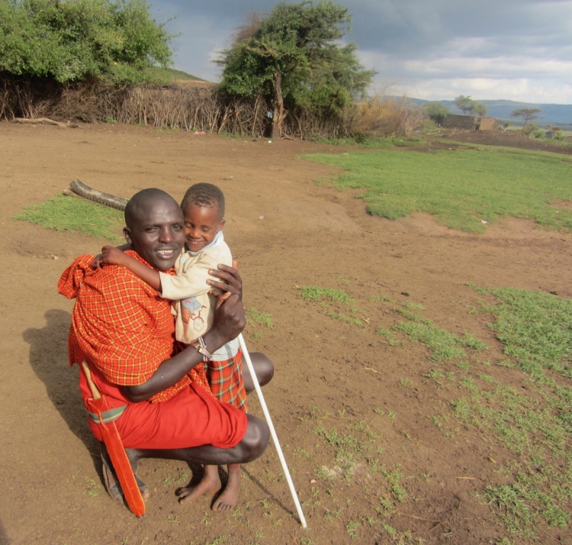 Masai Mara and child