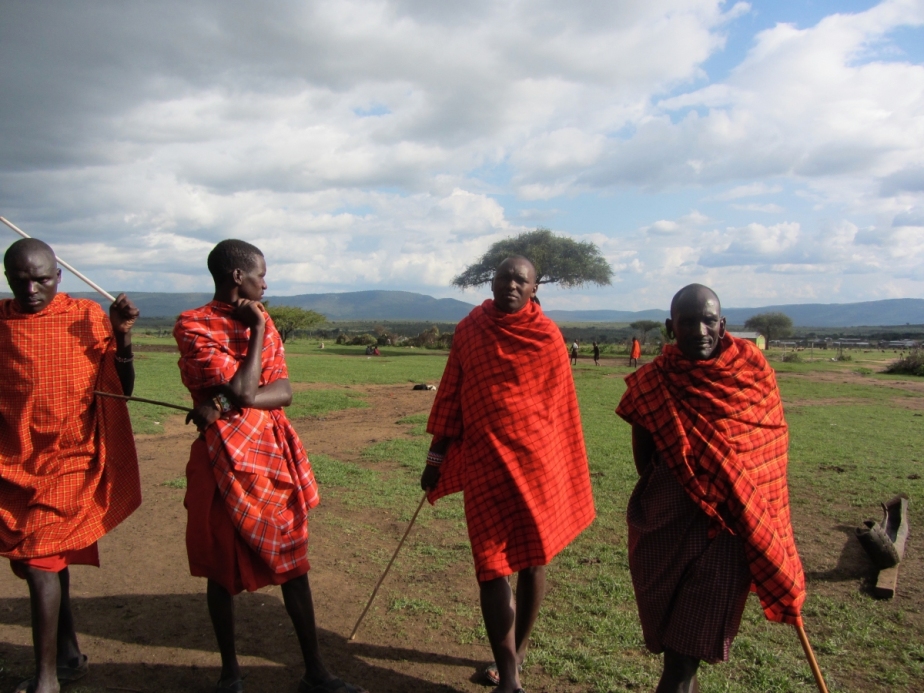 4 Masai Mara men