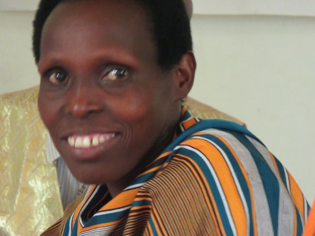 smiling African woman