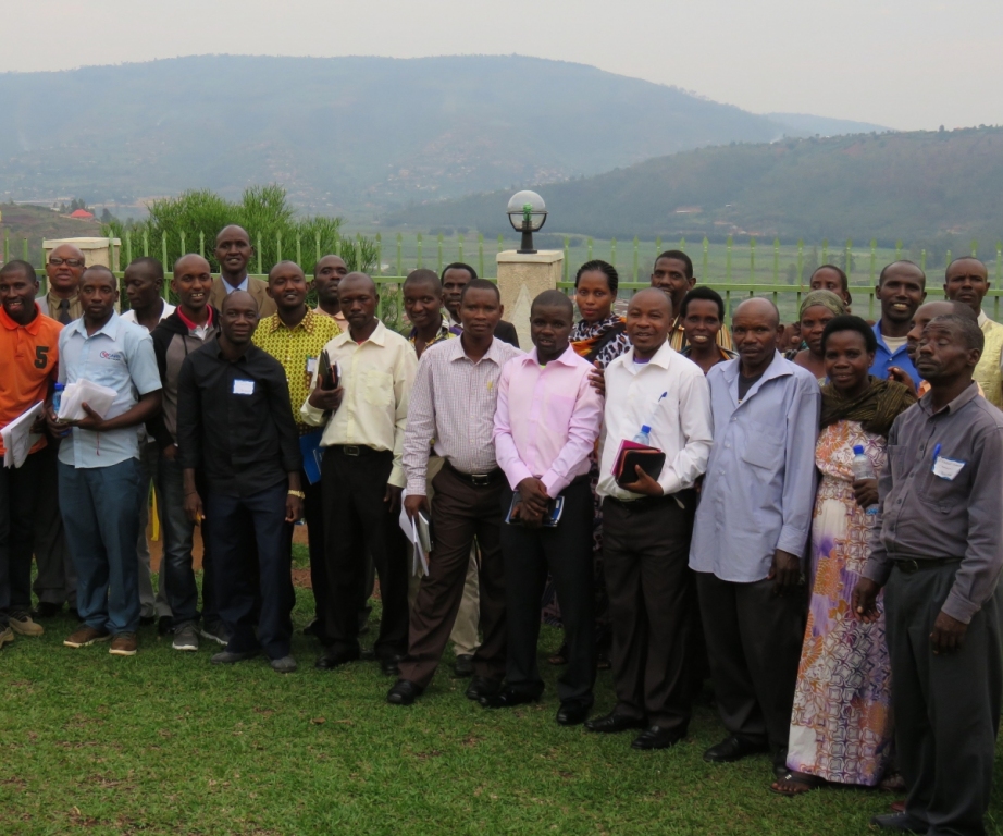 a group of people from Rwanda and Burundi posing for the camera