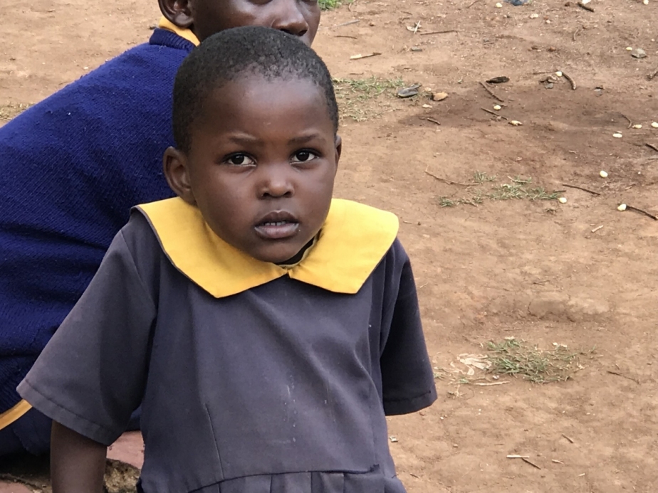 girl in Liberty School uniform