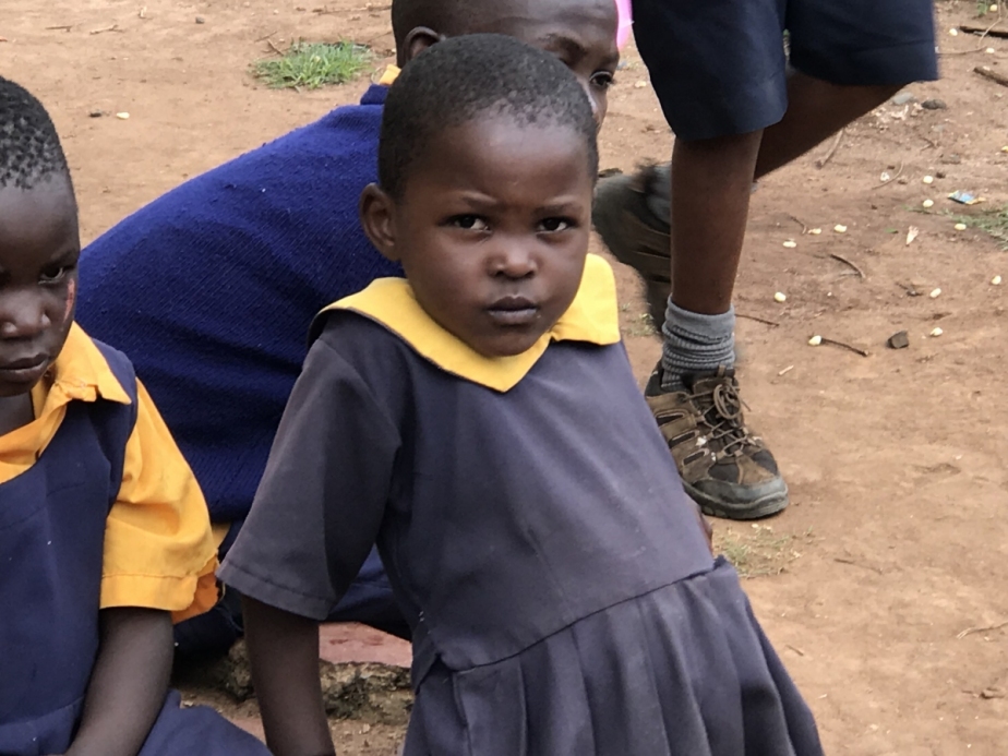 girl in Liberty School uniform