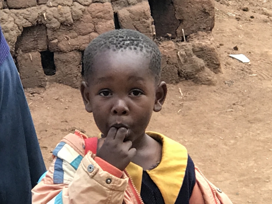 boy in Liberty School uniform