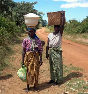 women carrying